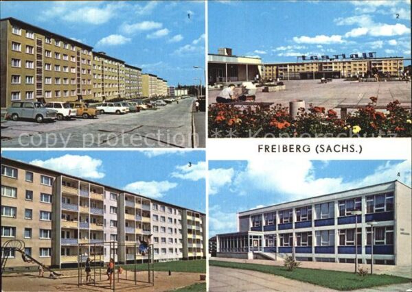 Freiberg Sachsen Neubauten Tschaikowskistraße Versorgung