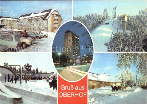 Oberhof Thueringen FDGB Erholungsheim Dimitroff Schanze Re
