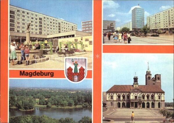 Magdeburg Eulenspiegelbrunnen Karl Marx Straße Ku