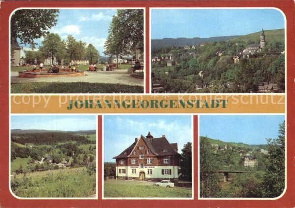 Johanngeorgenstadt Platz des Bergmanns Jugendherberge Erns