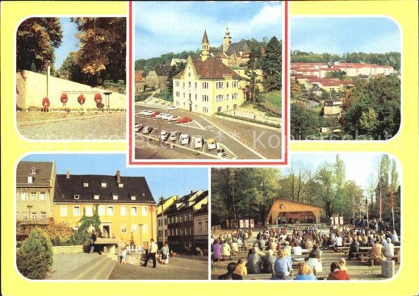 Hohenstein-Ernstthal Rathaus Altmarkt Fritz Heckert Siedlung