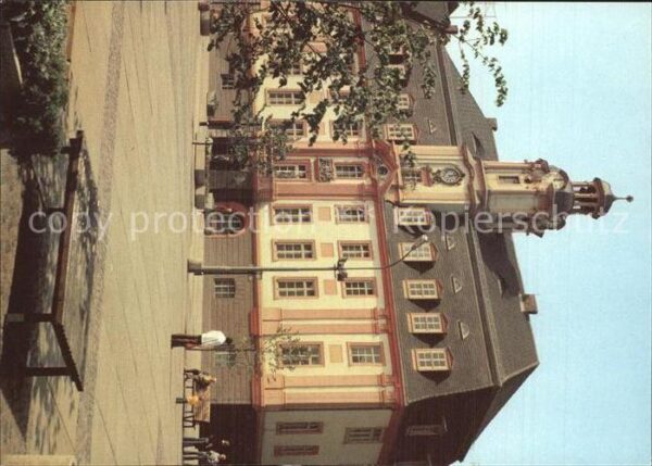 Weissenfels Saale Rathaus Karl Marx Platz
