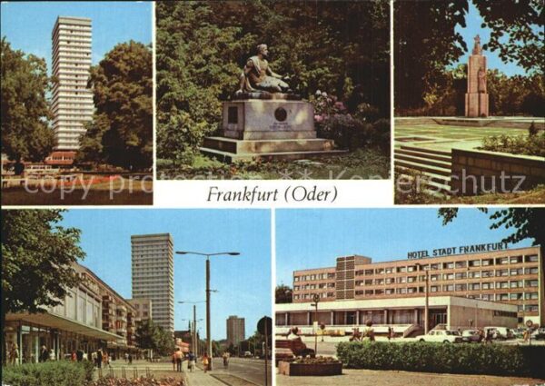 Frankfurt Oder Hochhaus Platz der Republik Hotel Stadt