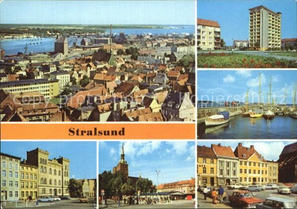 Stralsund Mecklenburg Vorpommern Leninplatz Ostkreuz Heinrich Heine Ring