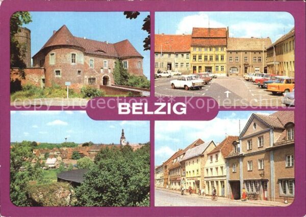Belzig Bad Burg Eisenhardt Markt Straße der Einhei