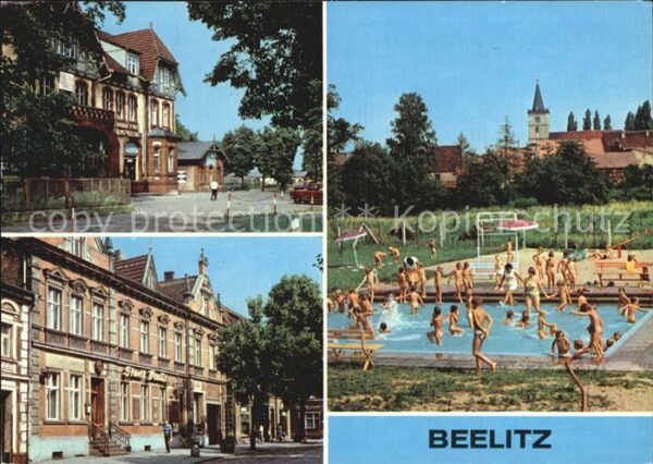 Beelitz Mark Einkaufszentrum BHG HO Gaststätte Stadt