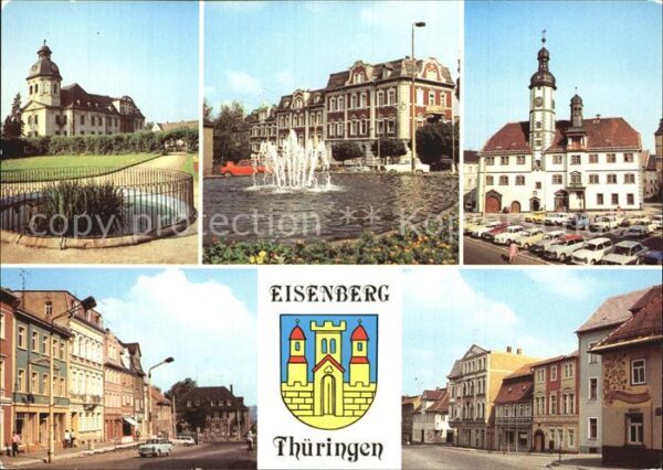 Eisenberg Thueringen Schlosskirche Platz der Republik Rathau