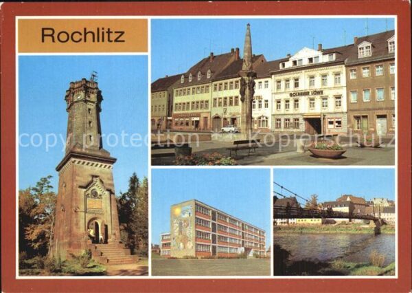 Rochlitz Sachsen Aussichtsturm Platz der Befreiung Herma