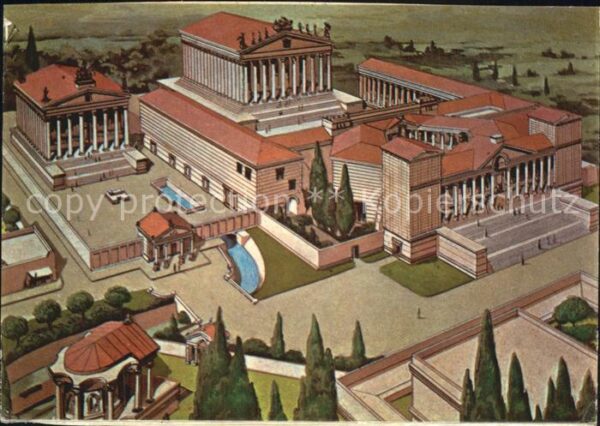 Baalbeck Baalbek Rekonstruktion des Tempels