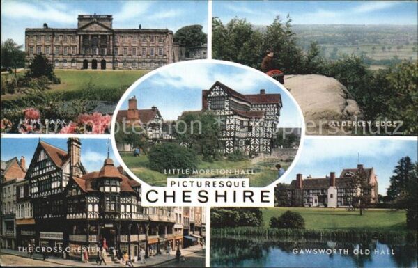 Cheshire Litte Moreton Hall Cross Chester Gawswo