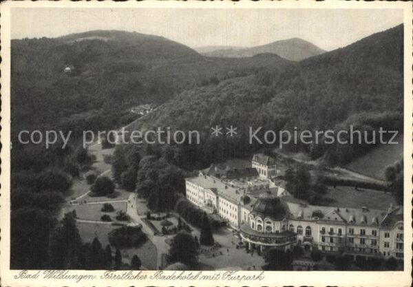 Bad Wildungen Fürstliches Badehotel Kurpark