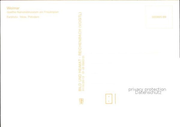 Weimar Thueringen Goethe Nationalmuseum Frauenplan – Bild 2