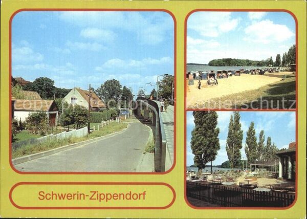 Zippendorf Fußgängerbrücke Strandbad