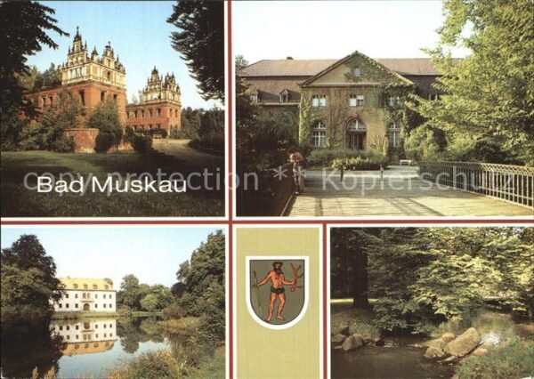 Bad Muskau Oberlausitz Schlossruine Moorbad Altes Schloss Land