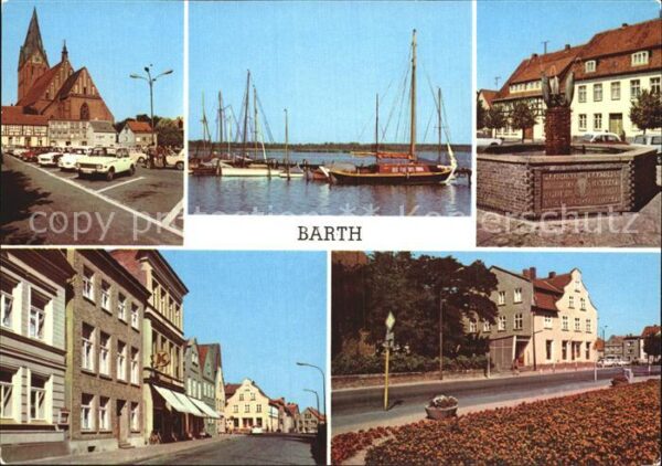 Barth Markt Mole Brunnen am Markt Parkanlage