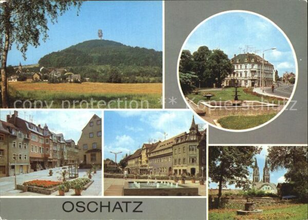 Oschatz Collmberg Leipziger Platz Promenade Spo