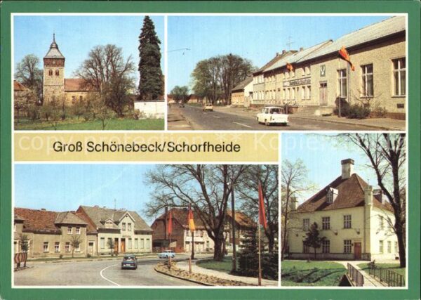 Gross Schoenebeck Kirche Baudenkmal Barock Konsumgaststät