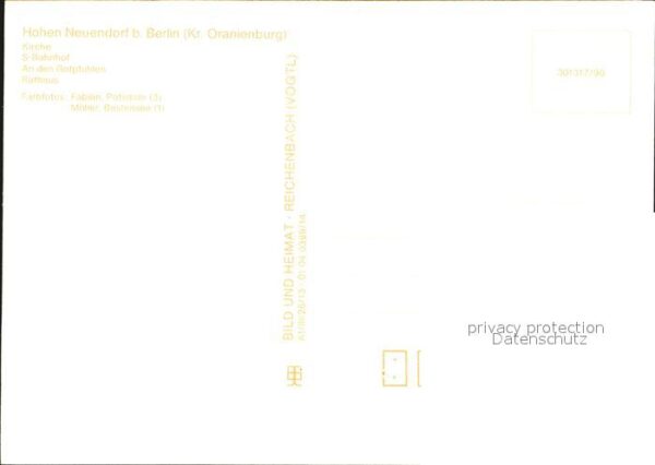 Hohen Neuendorf Kirche S-Bahnhof Rotpfuhlen Rathaus – Bild 2