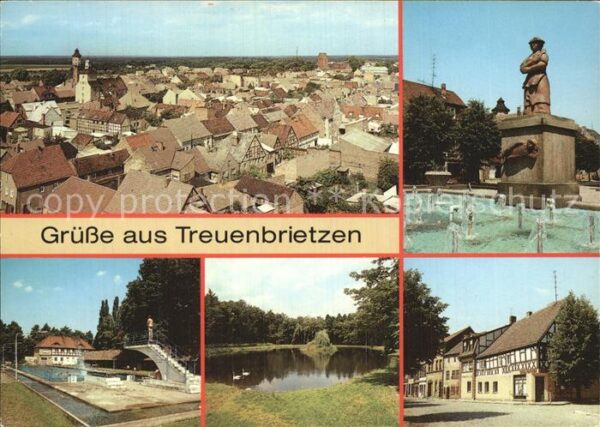 Treuenbrietzen Sabinchenbrunnen Freibad Schwanenteich