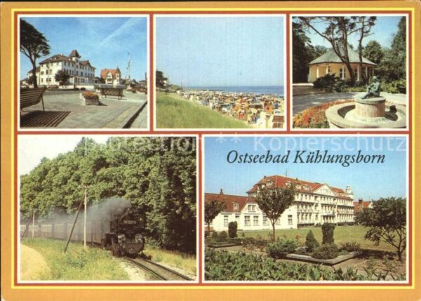 Kuehlungsborn Ostseebad FDGB Erholungsheim Jochen Weigert Stran