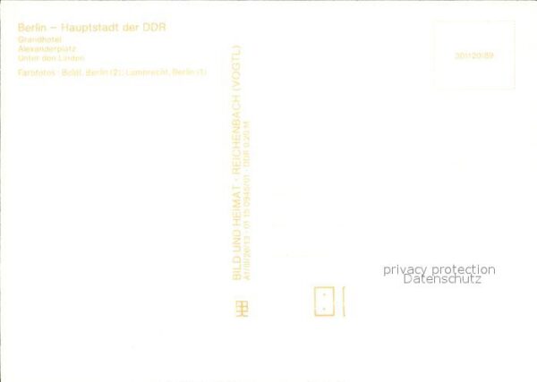 Berlin Grandhotel Alexanderplatz Unter den Lin – Bild 2
