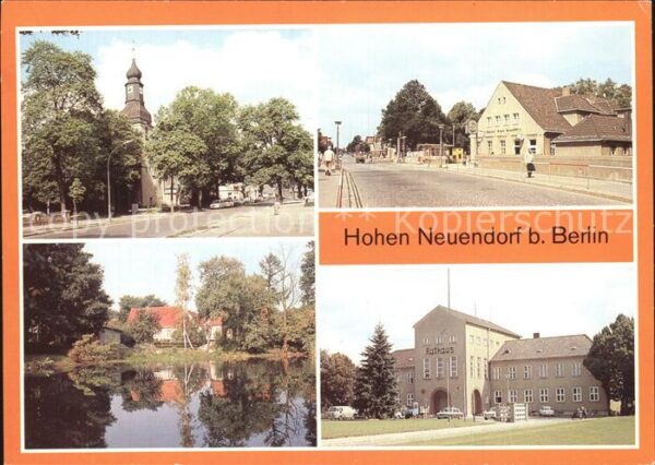 Hohen Neuendorf Kirche S Bahnhof Rathaus Rotpfuhlen