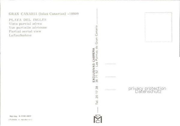 Gran Canaria Playa del Ingles Luftbild – Bild 2