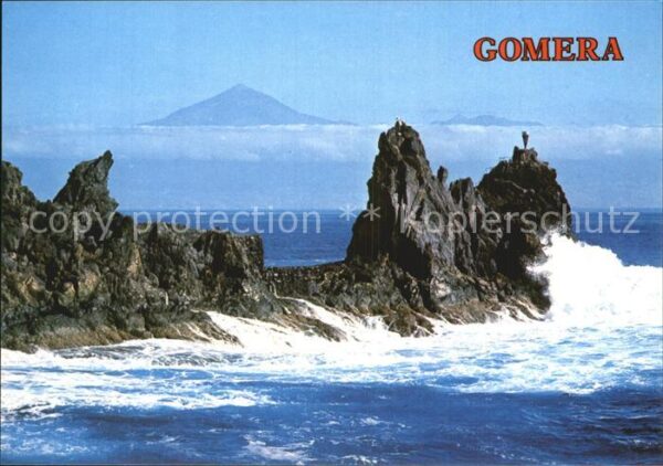 Gomera La San Sebastian Küste Teide