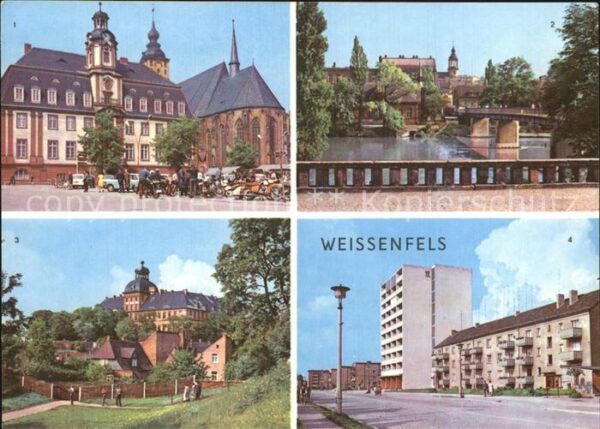 Weissenfels Saale Rathaus Brücke Deutsch Sowjetische Freu