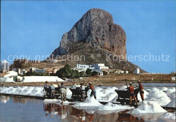 Calpe El Penon Ifach Salinas