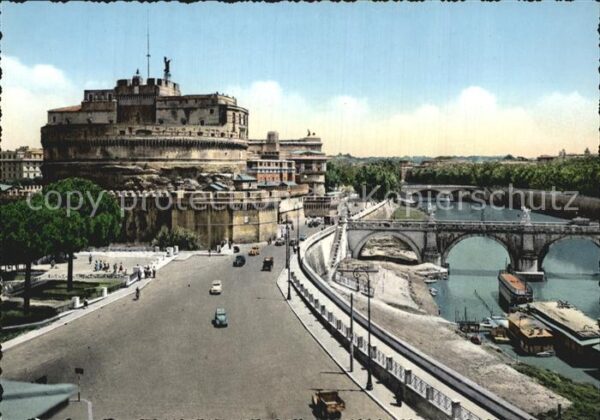 Roma Rom Brücke Schloss Sant Angelo
