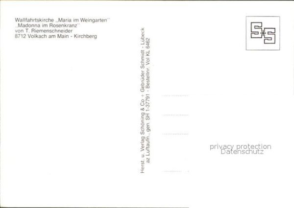 Volkach Wallfahrtskirche Maria im Weingarten – Bild 2