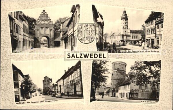 Salzwedel Strasse der Jugend Rathaus Steintor Am