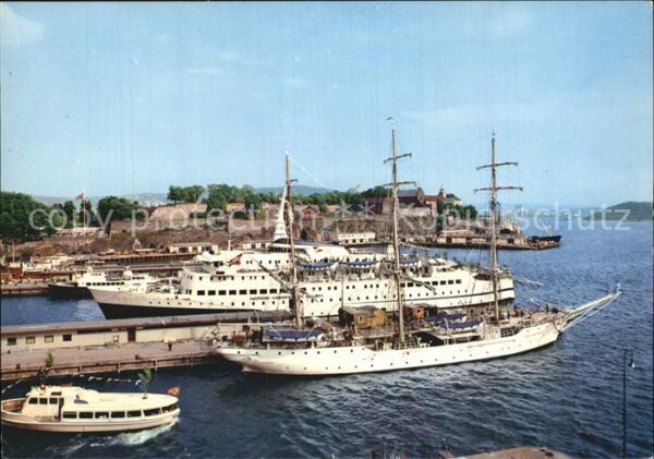 Oslo Norwegen Christian Radich Hafen
