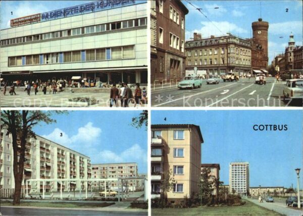 Cottbus Konsument Warenhaus Ernst-Thälmann-Plat