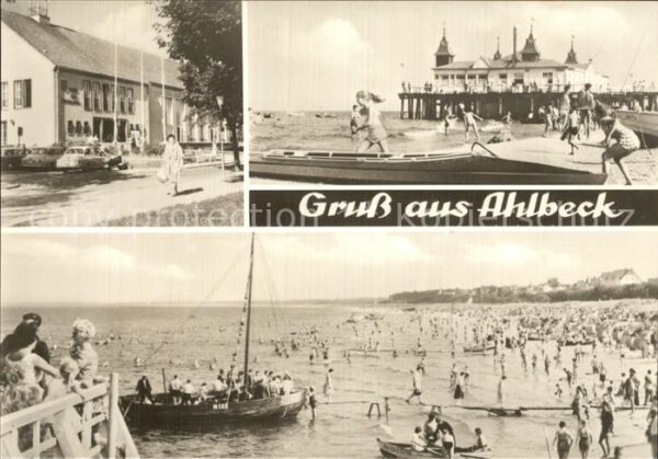 Ahlbeck Ostseebad Strand Seebrücke Platz