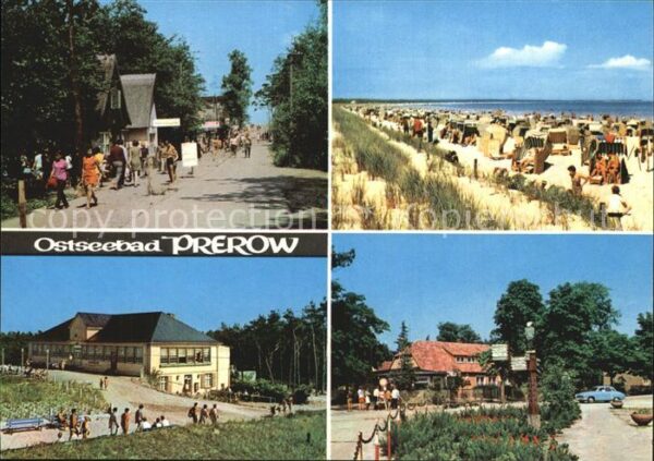 Prerow Ostseebad Promenade Strandhaus Strand Platz