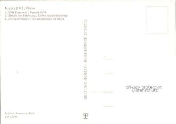 Niesky VVN Ehrenmal Strasse der Befreiung Zins – Bild 2