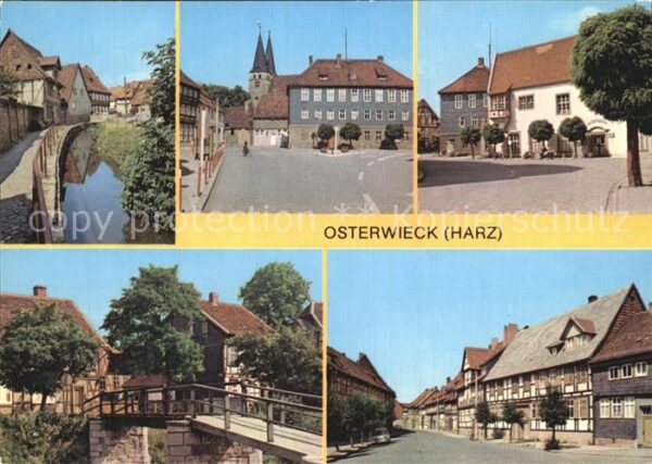 Osterwieck Am Damm Markt Heimatmuseum Holzbrücke ü