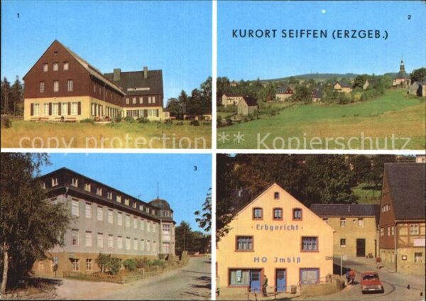 Seiffen Erzgebirge Erholungsheim Berghof Teilansicht Erzge