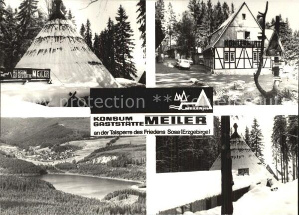 Sosa Erzgebirge Konsum Gaststätte Meiler Panorama