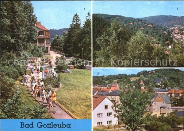 Bad Gottleuba-Berggiesshuebel Wassertretanlage Tannenbusch Panoramahö