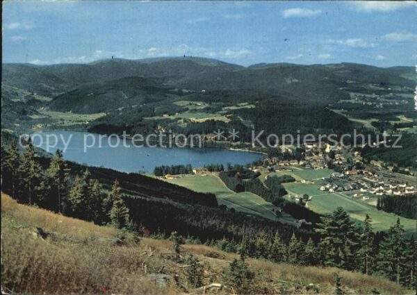 Titisee Fliegeraufnahme mit Feldberg