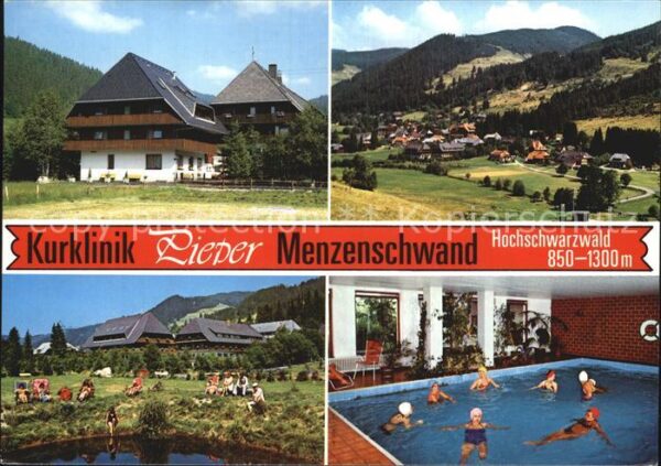 Menzenschwand Kurklinik Pieper Teilansicht Hallenbad