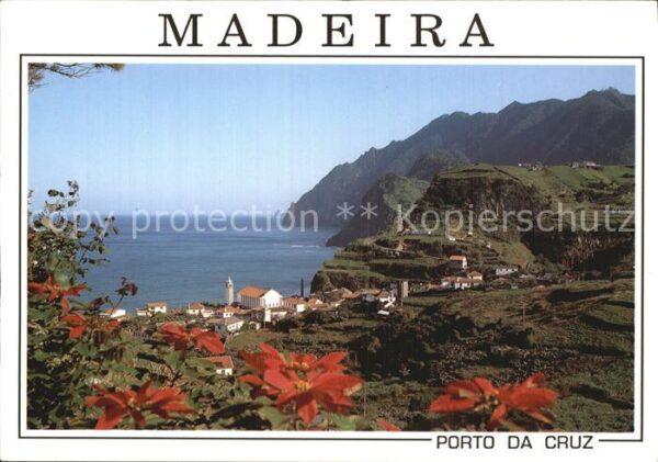 Porto da Cruz Madeira  Portugal Panorama