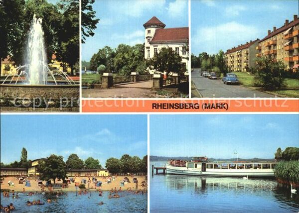 Rheinsberg Springbrunnen Schloss jetzt Diabetiker