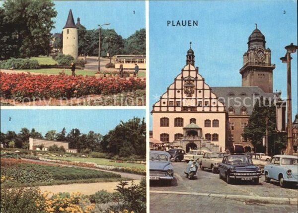 Plauen Dresden Nonnenturm am Otto Grothewohl Platz Par