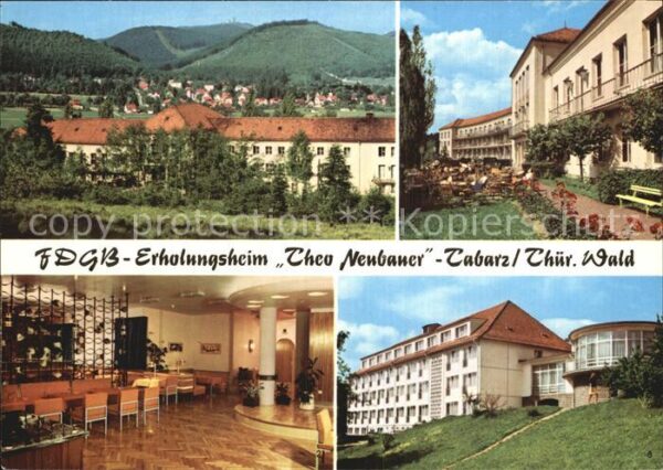 Tabarz Erholungsheim Theo Neubauer Tanzbar Neu