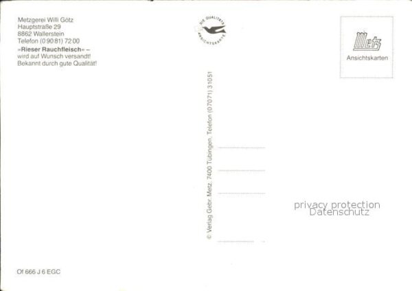 Wallerstein Metzgerei Willi Götz – Bild 2