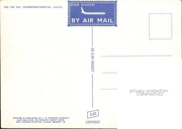 Bombay Mumbai Taj International Hotel – Bild 2